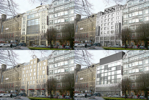Fotozákres architektonické studie