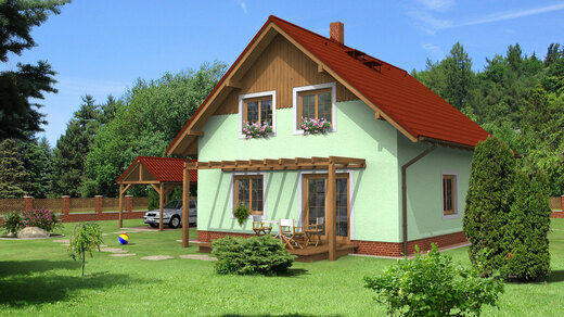 Vizualizace rodinného domu pro katalog