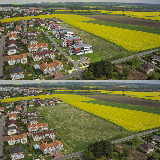 Fotozákres vizualizace developerského projektu