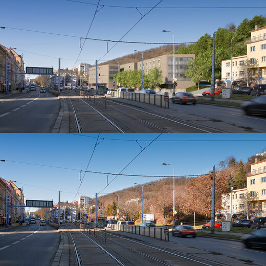 Fotozákres vizualizace architektonického projektu